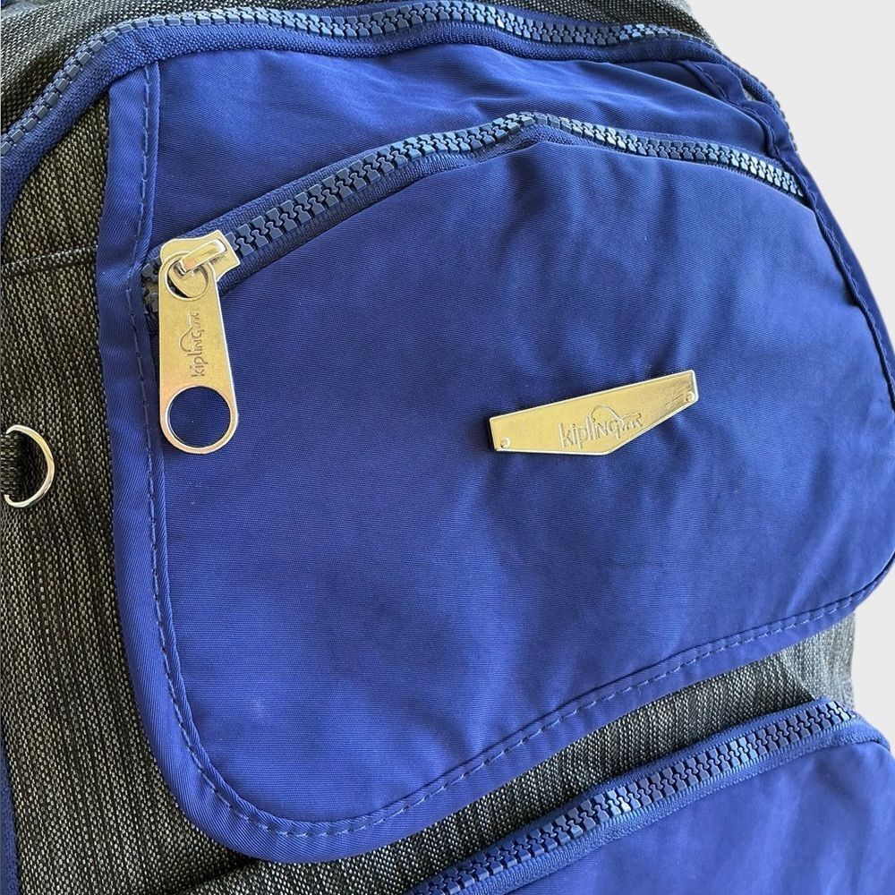 Kipling Lightweight Canvas Nylon Backpack - Picture 3 of 10